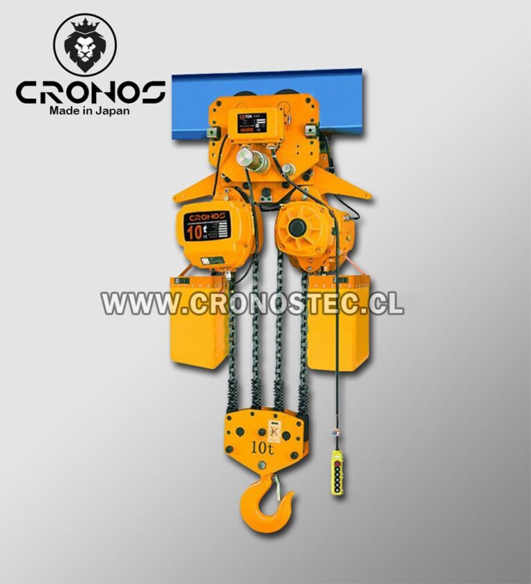 tecle electrico – tecle con trolley 10 ton